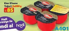 EKER EFSANE YOĞURT 4X250 ML fiyat ve kampanya bilgisi
